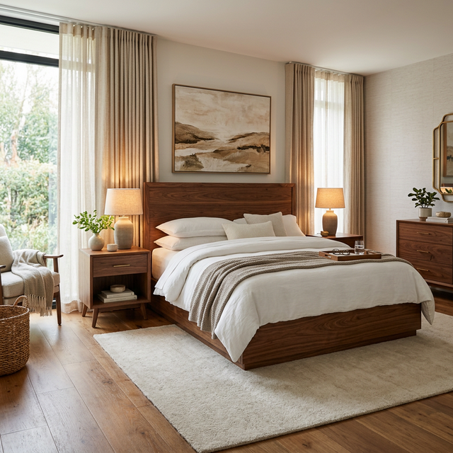 Wood Craft Bedroom Collection